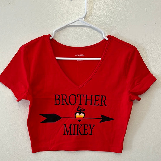 Crop Top “Brother Mikey” Tee